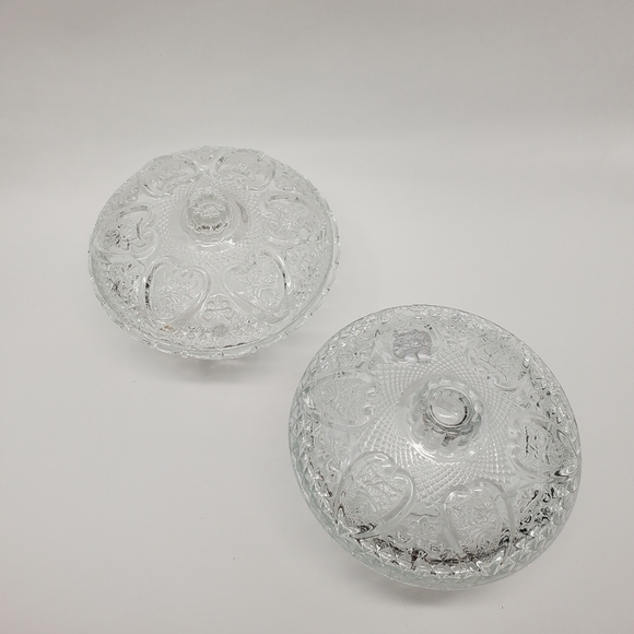 Crystal Bowls Set of 2, Candy Dish KIG brand - Picture 2 of 14